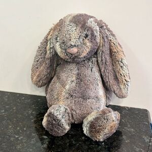 Jellycat of London-Plush Brown Mix-Woodland Babe Bunny Rabbit-Large 12" Easter